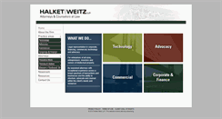 Desktop Screenshot of halketweitz.com