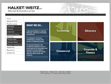 Tablet Screenshot of halketweitz.com